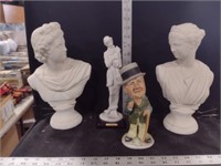 Various Styles Home FIgurine Busts & Decor