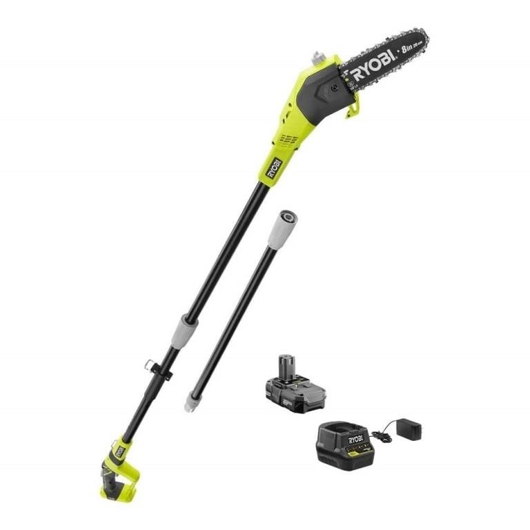 RYOBI 18V 8 in. Cordless Pole Saw Kit