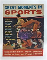 FEB. 1957 GREAT MOMENTS IN SPORTS MAGAZINE