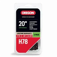 R3757  Oregon H78 Chainsaw Chain, 20in. Bar, 2-Pac