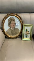 HAND PAINTED PORTRAIT OF A VICTORIAN LADY