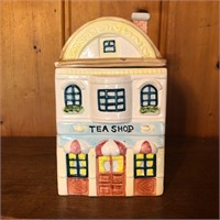 Tea Shop Cookie Jar