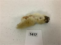 "LUCKY CHARM" RABBITS FOOT