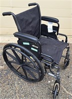 DRIVE BRAND WHEELCHAIR W BRAKES & COLLAPSIBLE