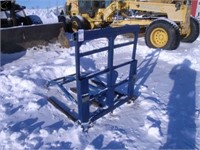 SKID STEER MOUNT BALE FORK W/ GRAPPLE