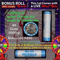 1-5 FREE BU Nickel rolls with win of this 2003-p S