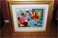 Signed and Numbered Itzchak Tarkay Serigraph