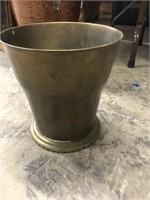 Small Brass Looking Trash Can