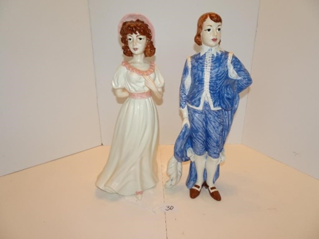 Little Boy Blue & Pinky Large Ceramic Figures