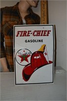Texaco Fire Chief Gasoline pump Decal