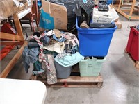 Pallet of clothing & shoes