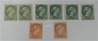 Canadian Stamps Queen Victoria 1870-93 -Q