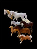 (7) Porcelain Horses