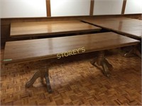 Solid Oak Dining Table - 46 x 33
