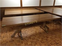 Solid Oak Dining Table - 46 x 33