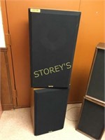 Pair of Acoustic Speakers - 15 x 12 x 27
