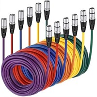 Neewer 6-Pack Audio Mic Cable Cords 24.9 f