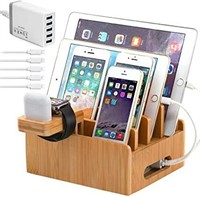 NEW - Bamboo Charging Station for Multiple