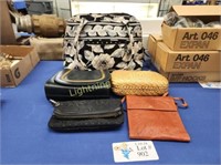 COLLECTION OF FIVE LADIES PURSES