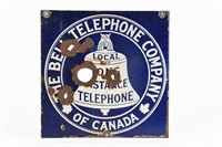 BELL TELEPHONE CO. OF CANADA PORCELAIN FLANGE