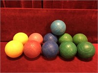 11 Bocce Balls - Water Filled
