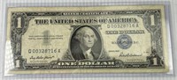 1957 One Dollar Blue Seal Silver Certificate