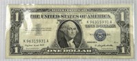 1957 A One Dollar blue Seal Silver Certificate