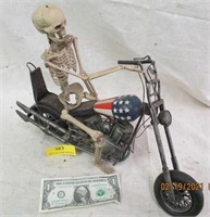 East Rider Ghost Rider Motorcycle & Skeleton