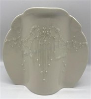 Decorative Ceramic Vase with Pearl Shape Drops