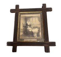 Arts & Craft Framed Picture The Infancy of