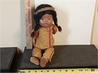 antique composition Indian doll Reliable Doll