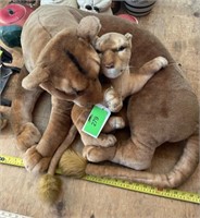 Plush Cougar + Cub