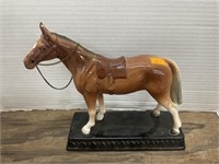 Porcelain horse figure