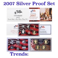 2007 United States Mint Silver Proof Set - 10 Piec