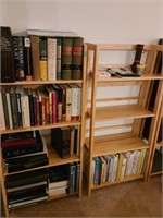 Books and 2 Bookshelves