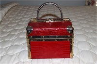 Borsa Bella Italy box purse train case handbag