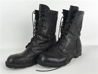 Leather Combat / Work Boots, Size 10-1/2