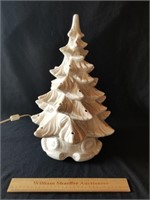 Ceramic Christmas Tree 16" H Chipped