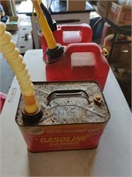 3 Gas cans.