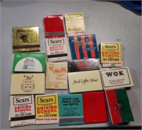 Vintage Advertising Matchbooks Hotels Dining etc