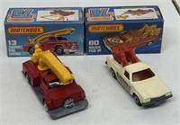 (2) VINTAGE  MATCHBOX CARS IN BOX