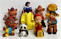 DISNEY RARE RUBBER SQUEAKY TOYS