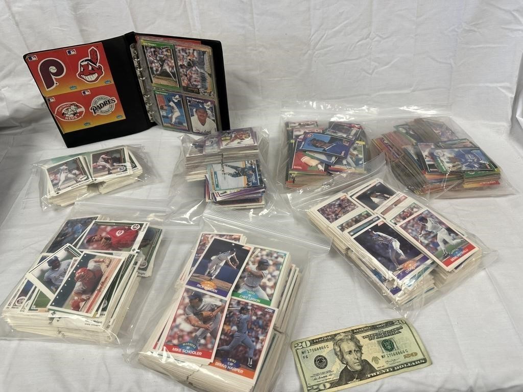 Over 2000 Primarily Baseball & Some Hockey Cards