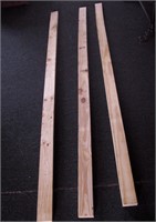 3pcs New 2 x 4 x 8 Wood