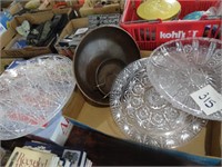 Plastic Serving Platters Lot