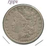 1884 Morgan Silver Dollar