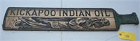 Kickapoo Indian Oil sign