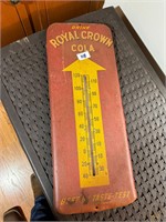 antique royal crown cola thermometer works