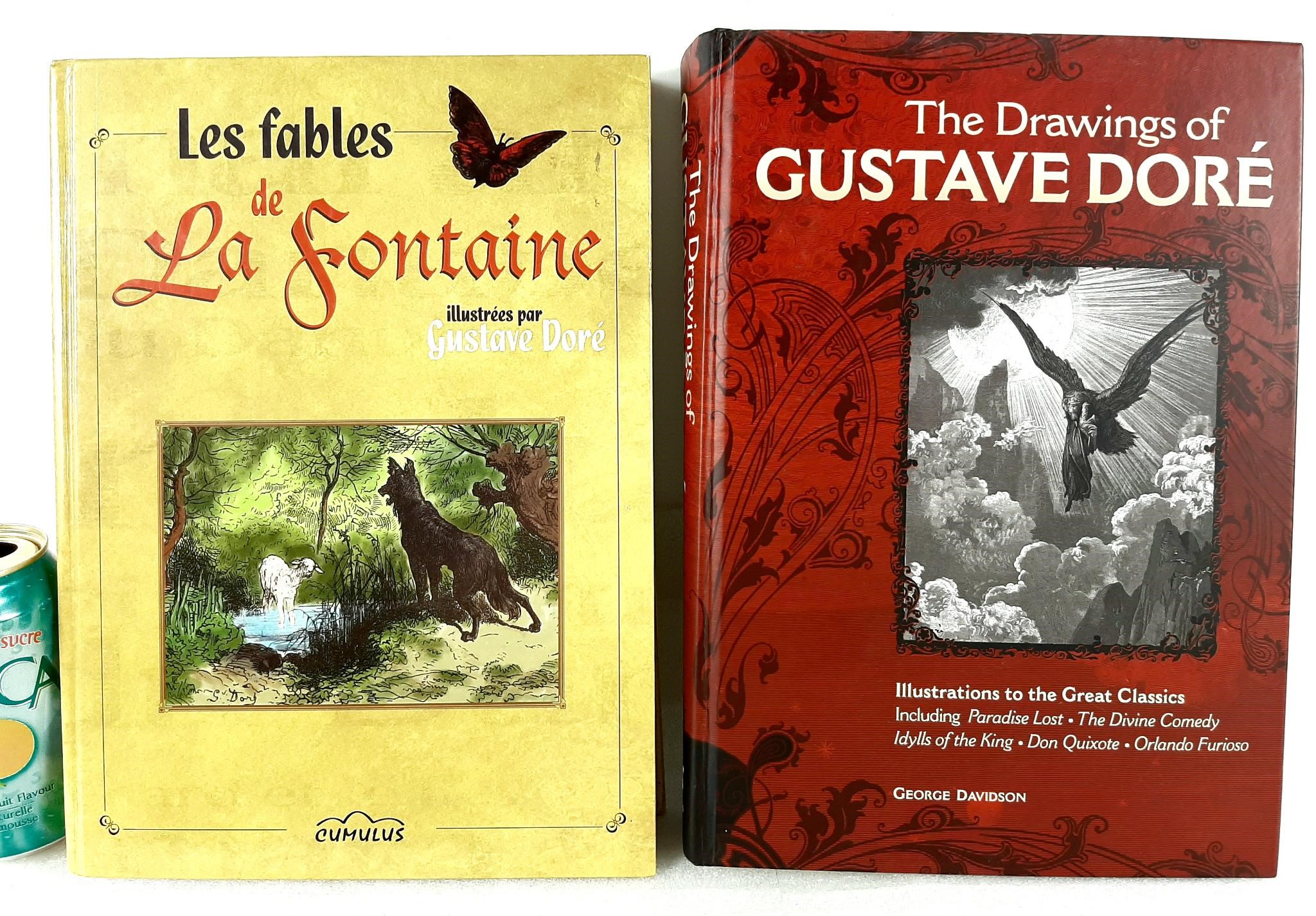 2 grands livres de GUSTAVE DORÉ dont Les Fables de