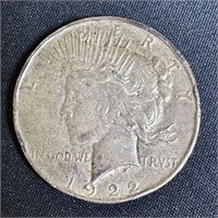 1922-D Silver Peace Dollar